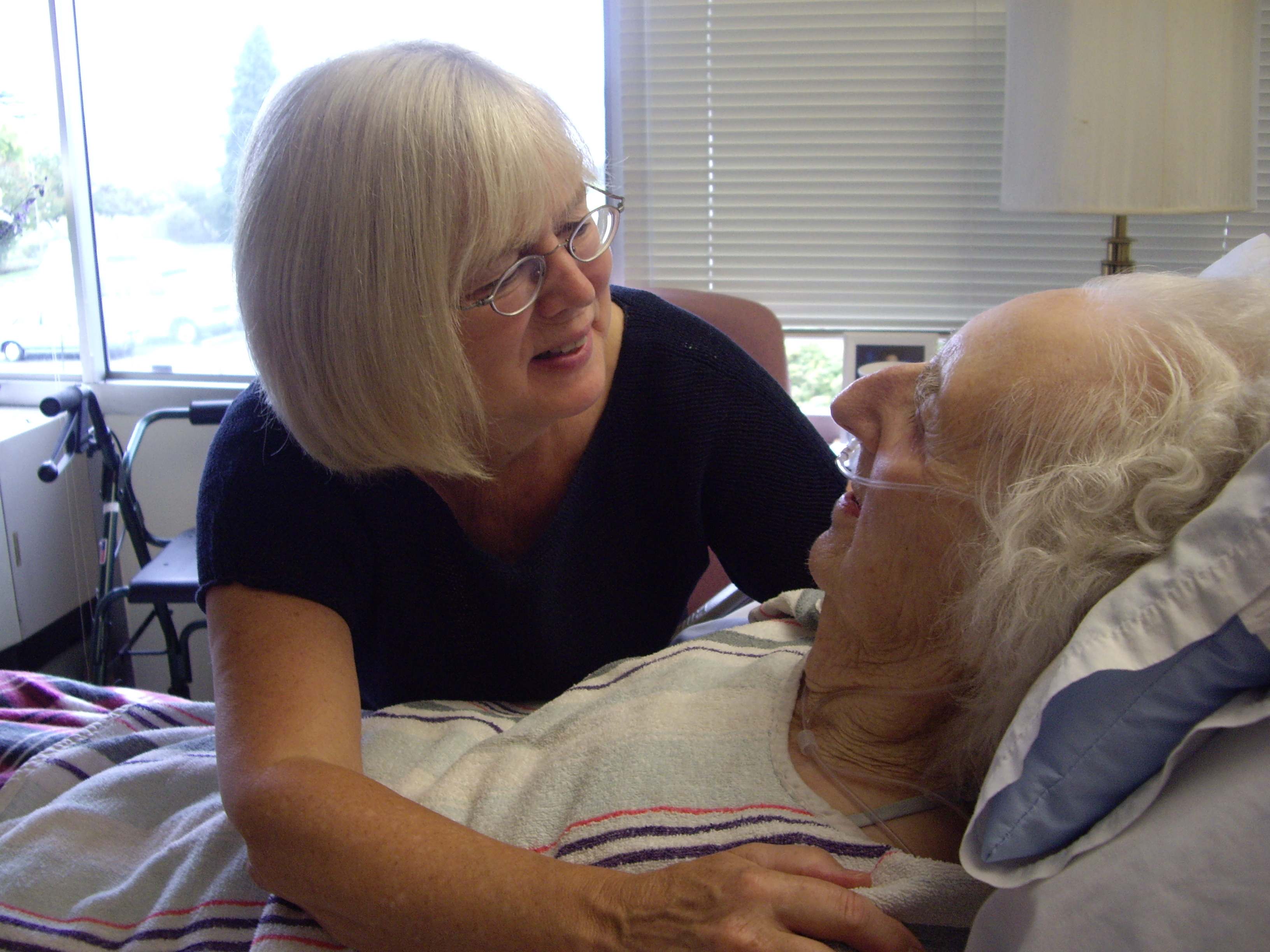 Johanna Trimble and her mother-in-law Fervid Trimble